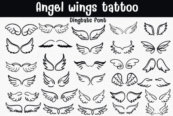 Angel Wings Tattoo Font: A Designer’s Review