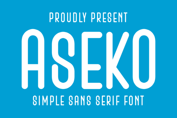 Aseko Typeface: Bold Elegance for Modern Branding