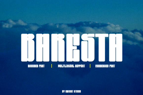 Baresta: A Bold Sans Serif Font for Branding