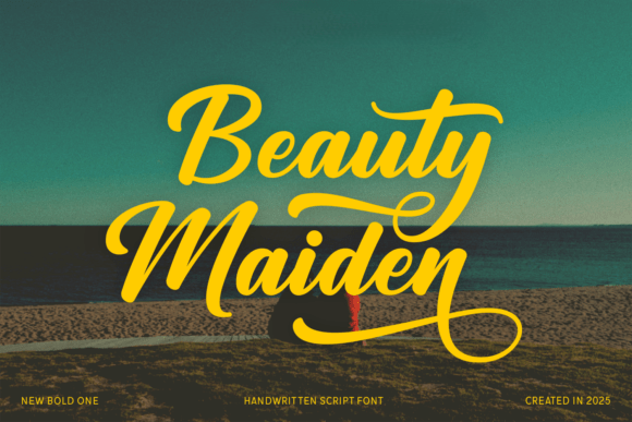 Beauty Maiden: A Bold Script Font for Web Design