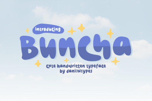 Buncha Typeface: A Cheerful Script Font for Editors