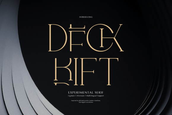 Deck Rift Typeface for Modern Branding