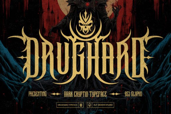 Drughard Typeface: A Bold Gothic Font Review