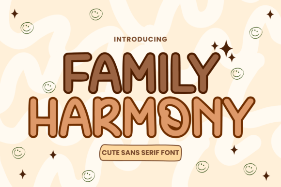 Family Harmony Font for Bold Visuals