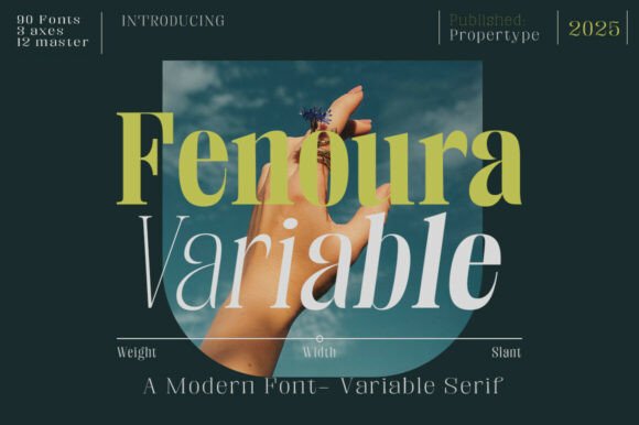 Fenoura Variable: A Serif Font for Branding