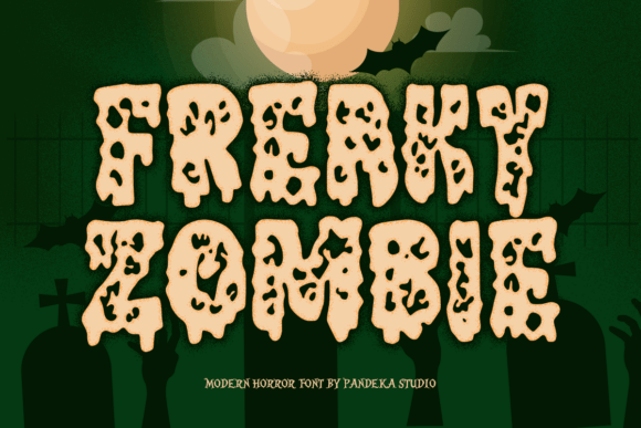 Freaky Zombie Font: A Playful Editorial Choice