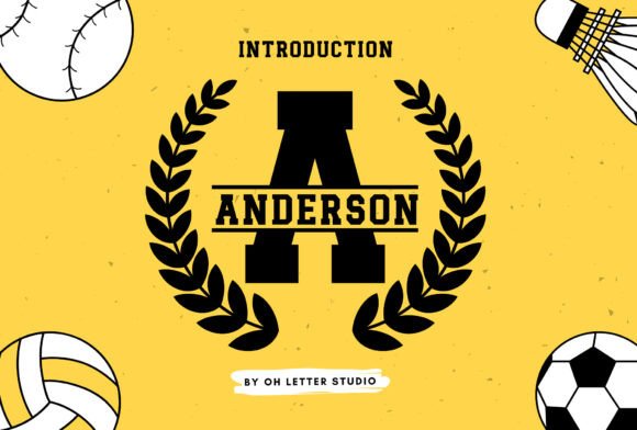 Gameday Monogram: A Bold Typeface for Branding