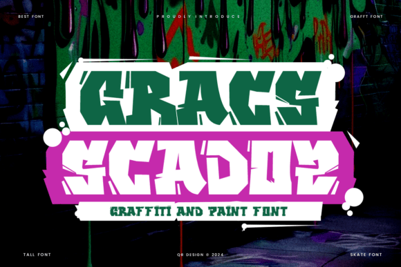 Gracs Scadoz: A Bold Display Font for Web Headers