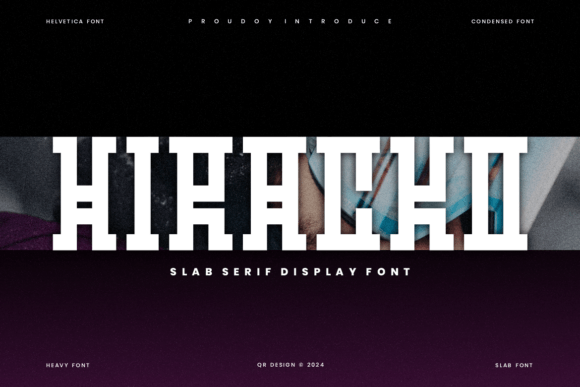 Hiracko Typeface: A Bold Serif for Branding
