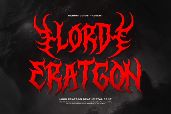 Lord Eratgon: A Bold Blackletter Font for Branding