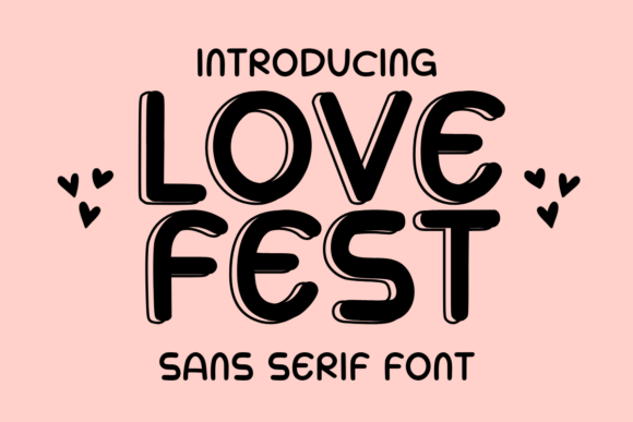 Love Fest Font: A Playful Sans Serif for Editorial Design