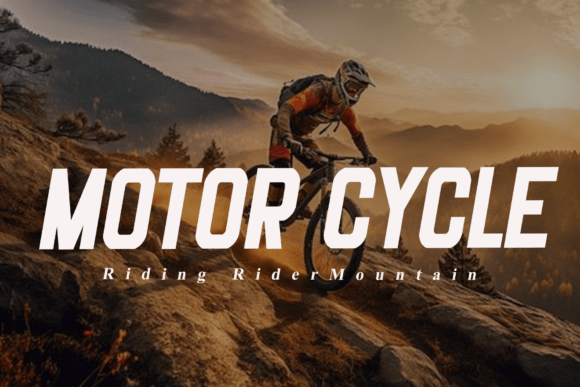 Motor Cycle: A Bold Sans Serif Font for Web Design