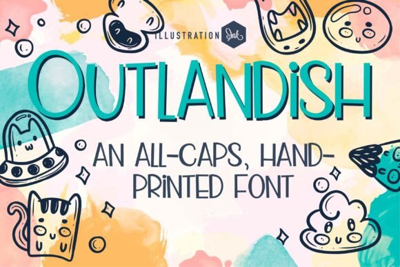 Outlandish: A Whimsical Handwritten Font for Web Design