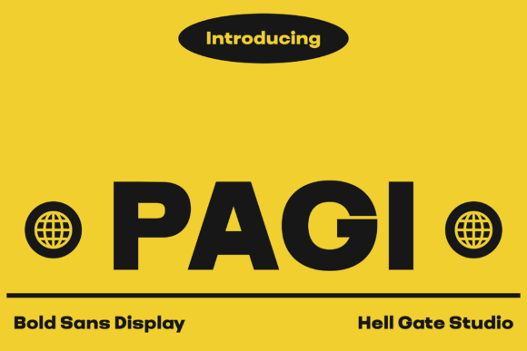 Pagi: A Bold Sans Serif Font for Clear Campaigns
