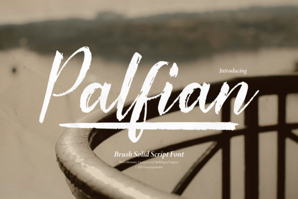 Palfian Font: A Bold Brush Script for Branding