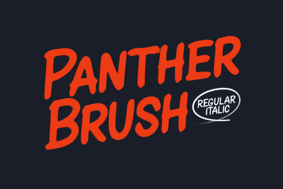 Panther Brush: A Bold Sans Serif Typeface for Web Design