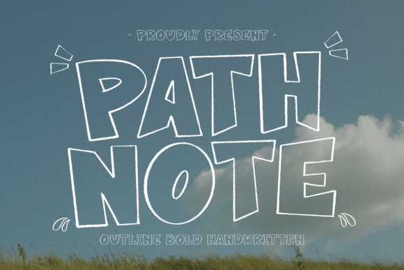 Path Note: The Outline Font for Crafters