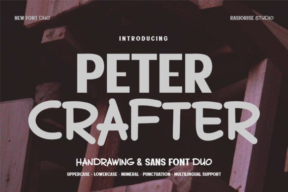 Peter Crafter: A Dynamic Typeface for Bold Campaigns