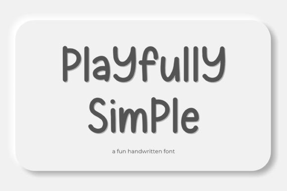 Playfully Simple Font for Crafters
