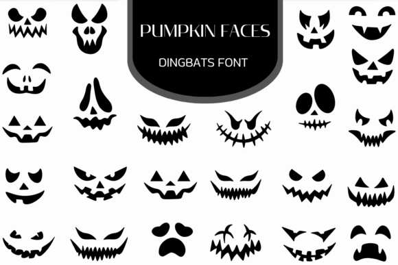 Pumpkin Faces Font for Business Branding