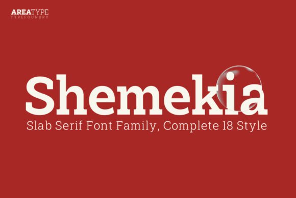 Shemekia Regular: A Bold Serif Font for Web Design