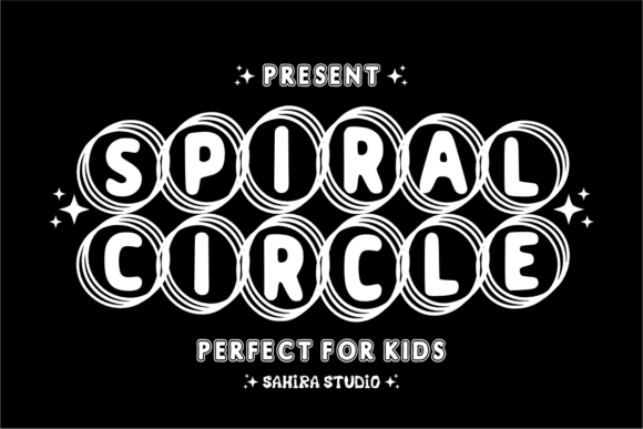 Spiral Circle Font: A Playful Editorial Choice