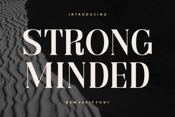 Strong Minded Serif Font for Crafters