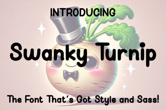 Swanky Turnip: A Playful Font for Makers