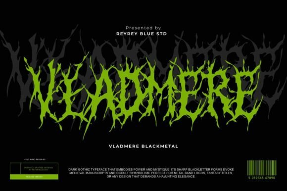 Vladmere: A Gothic Typeface for Bold Editorial Design