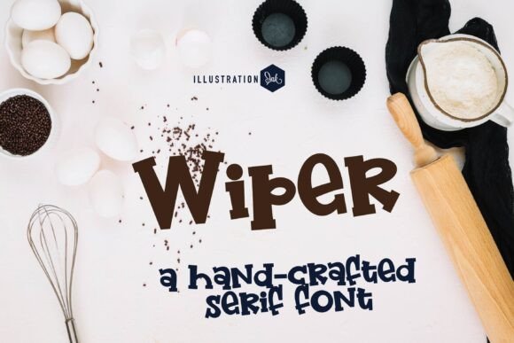 Wiper: A Whimsical Serif Font for Editorial Design
