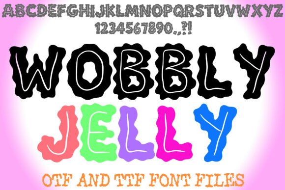 Wobbly Jelly: A Playful Display Font for Editorial Design