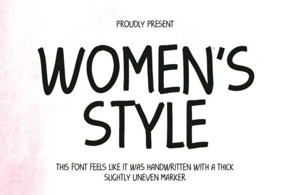 Womens Style: A Playful Script Font for Modern Editorial Design
