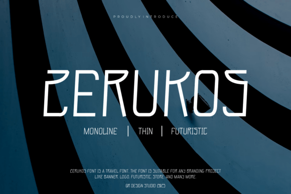 Zerukos Font: A Bold Typeface for Branding